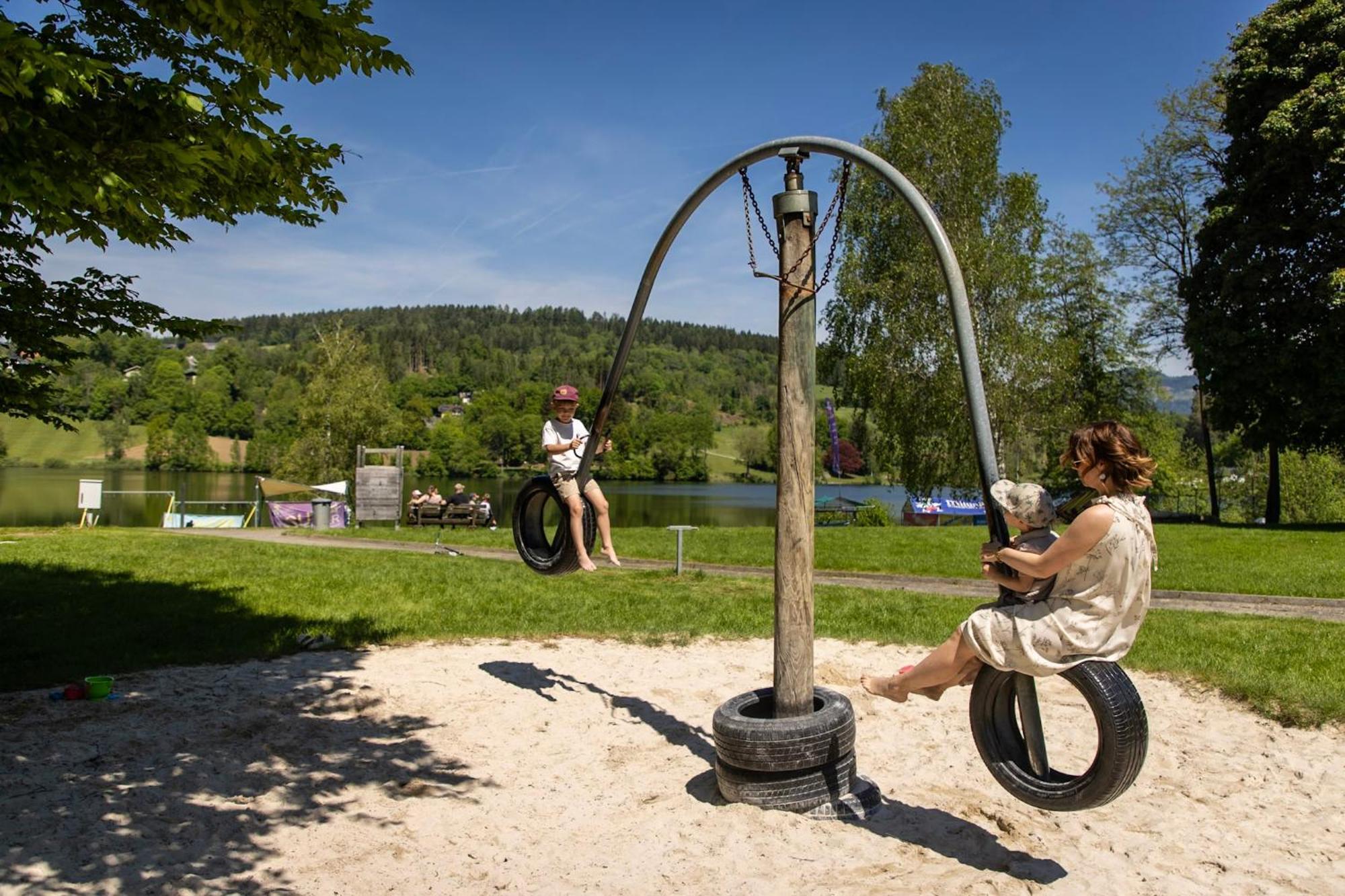 Feriendorf Am Maltschacher See Feldkirchen In Kaernten Bagian luar foto